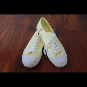 Bright yellow sneakers!!